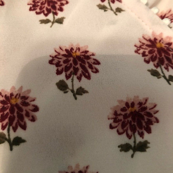 LOFT Floral Long Sleeve Blouse - Picture 5 of 8